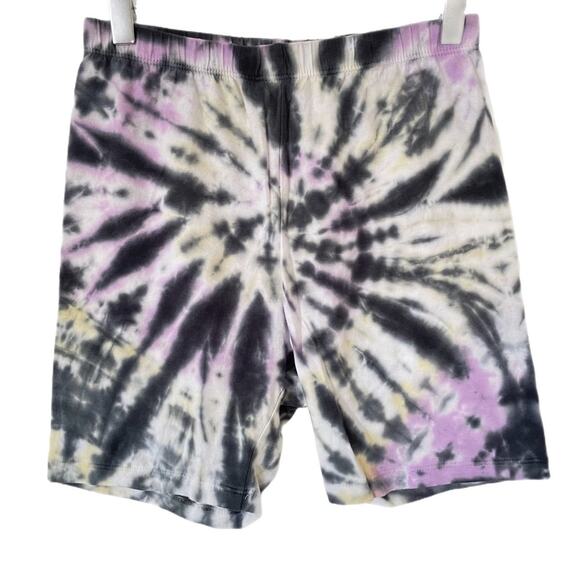 Lush Tie Dye Biker Shorts Sz M - Picture 1 of 3